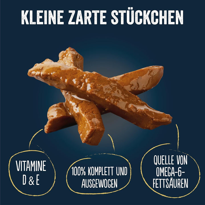 Hrană umedă în sos pentru pisici Tasty Shreds, varietăți mixte, 80pachet (4X20X80G)