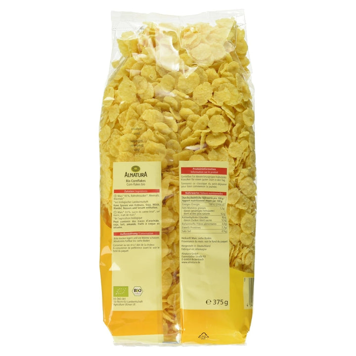 Bio Cornflakes, Glutenfrei, 375G Cereale Naty Shop