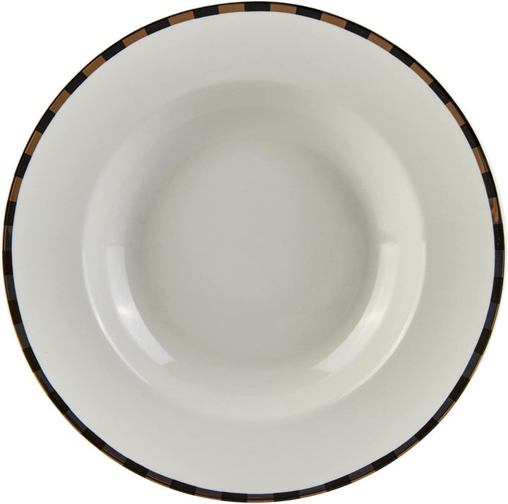 Karaca Aries 24 Teilge Für 6 Personen Kombiservice, Tafelservice, Geschirr-Set, 6X Servierteller, 6X Stück Tiefer Teller, 6X Kuchenteller, 6X Schalen, Porzellan Seturi vesela masa Naty Shop