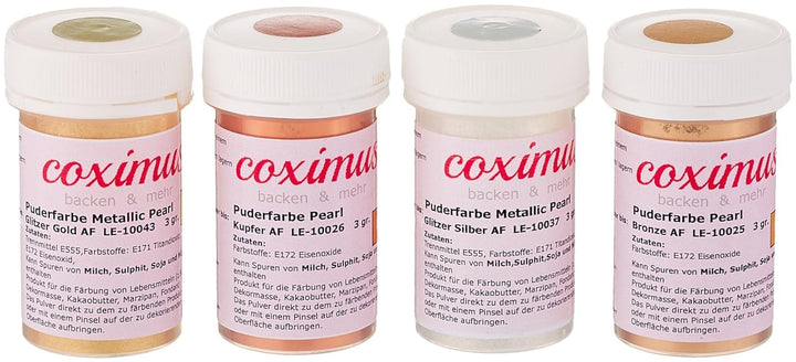 Vopsea pulbere bronz cupru argint auriu 4 x 3G