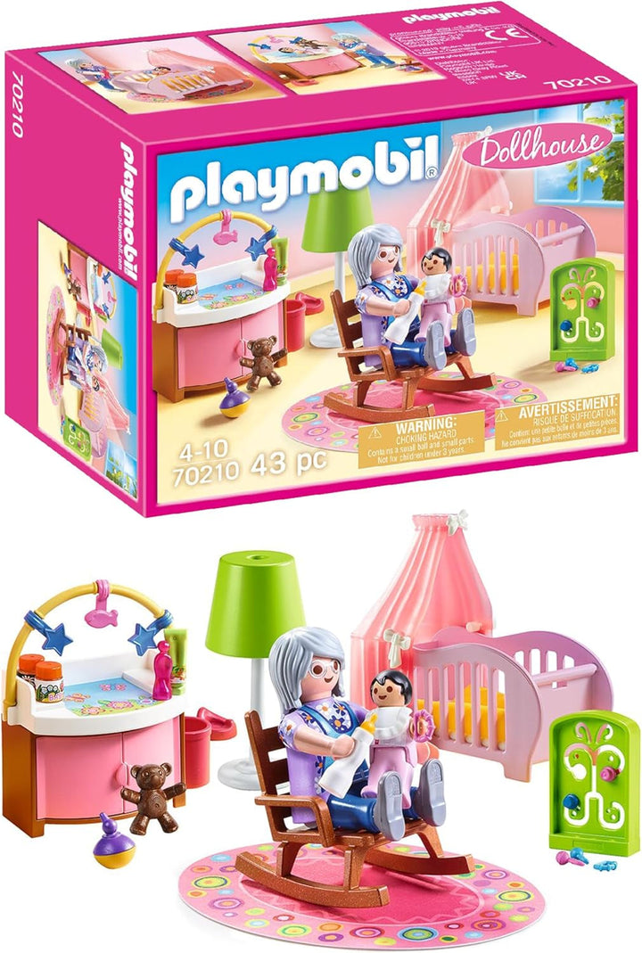 Casă de păpuși PLAYMOBIL 70209 Cameră de tineret cu figurină de fată și accesorii, de la 4 ani Casute de papusi Naty Shop Camera copilului
