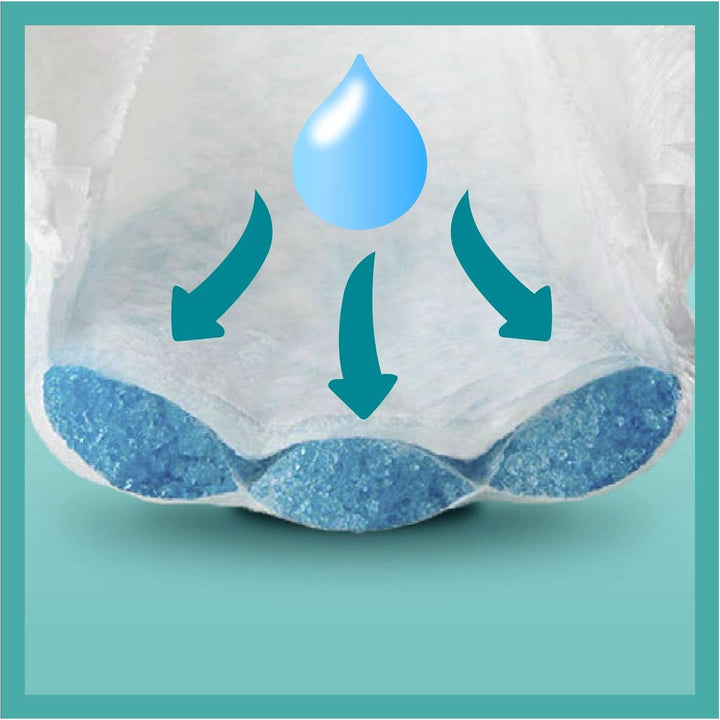 Pampers (versiunea clasica), scutece pentru bebeluși mărimea 4+ (10-15 kg), 100 buc Mama si Copilul Naty Shop