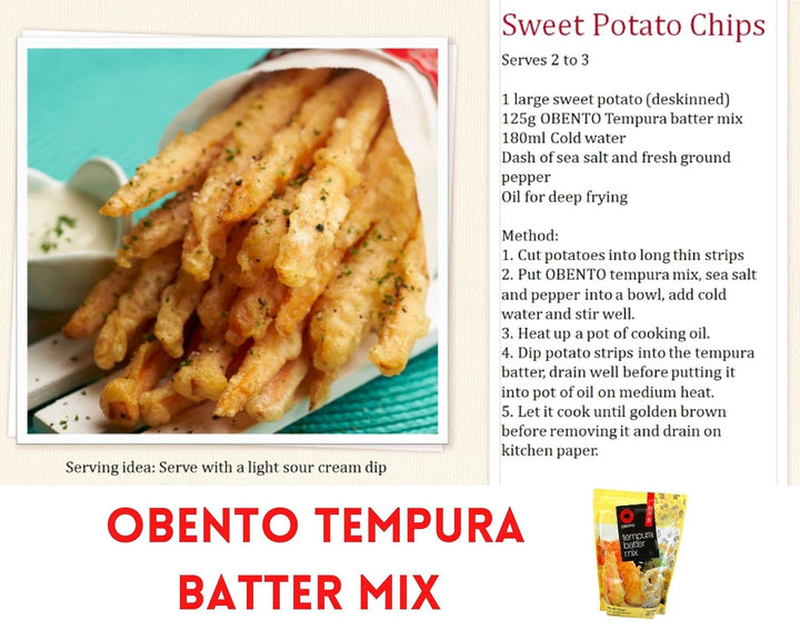 Tempura Batter Mix Tempura Back-Frittiermischung, 500 Gramm Amestec pentru copt si gatit Naty Shop