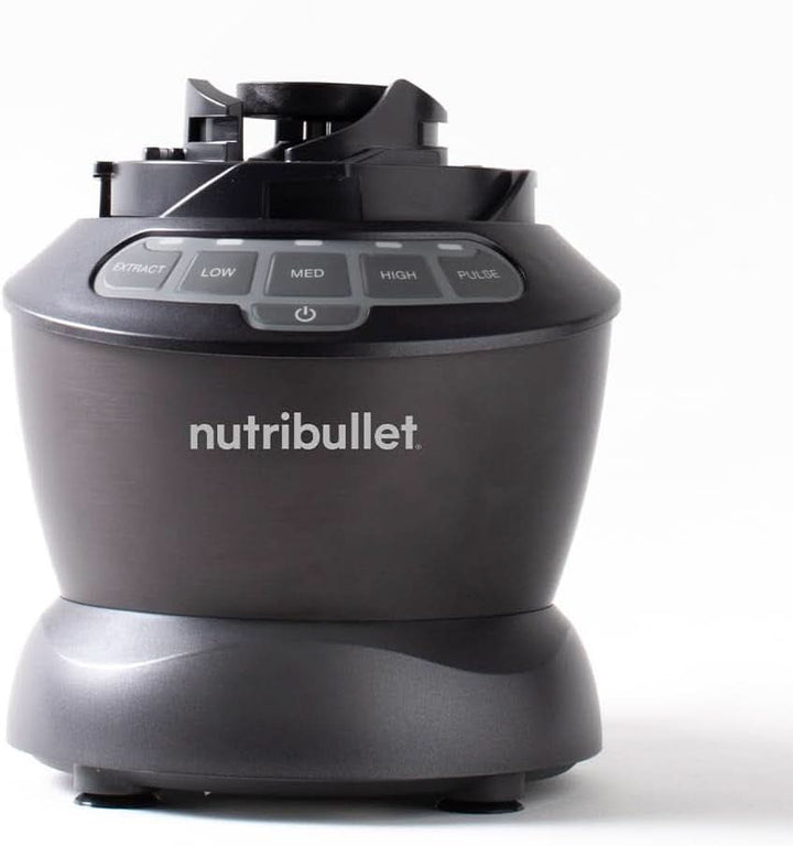 Nutribullet Full Size Blender, Elektrischer Mixer, Multifunktionaler Stabmixer, Professioneller Mixer, 1000 Watt Leistung, 1,6L Becher, Grau, NBF450DG Bucatarie Naty Shop