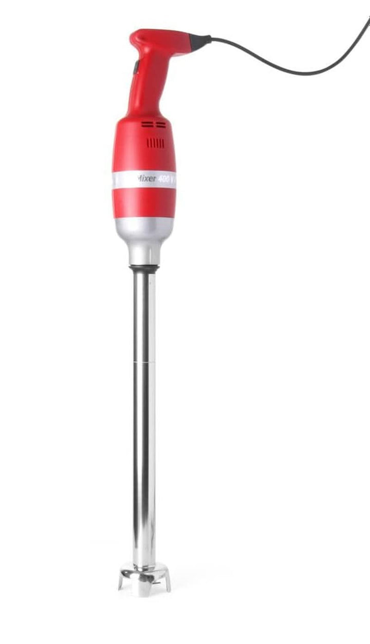 HENDI Stabmixer Set, Mit Schneebesen Und Halterung Zur Wandmontage, Stablänge: 400Mm, 9 Geschwindigkeiten: 2000 Bis 9000 RPM, Bis Zu 80 Liter, Ø100X750Mm, 230V/400W, Edelstahl, Polyamide Bucatarie Naty Shop