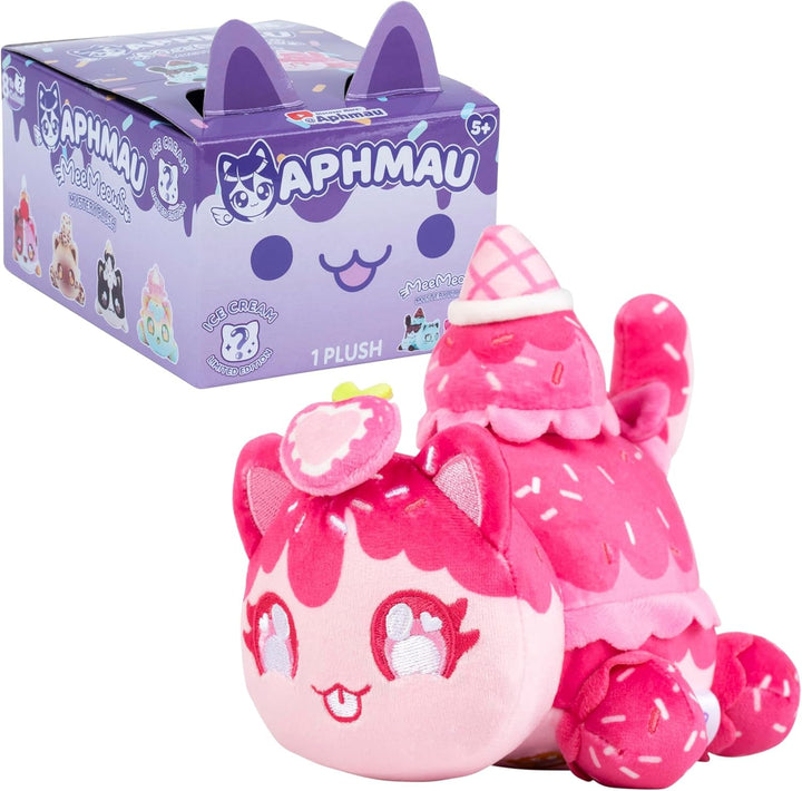 Aphmau - 15 Cm Mystery Meemeows Plush - Ice Cream Action figures Naty Shop
