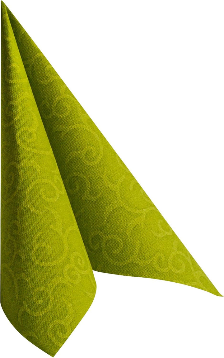 PAPSTAR 50 Șervețele ROYAL Collection 1/4-Fold 40 Cm X 40 Cm Olive Green Casali 84883 Șervețele decorative Decorațiuni de masă pentru nunți, botezuri și catering