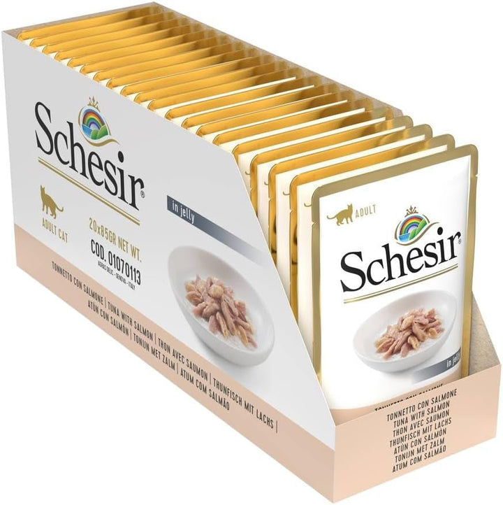 Cat Jelly Tuna With Seabass, hrană umedă pentru pisici, 30 pungi X 50 g