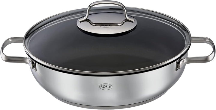 RÖSLE ELEGANCE, tigăi universale de înaltă calitate cu strat antiaderent robust Proplex, inducție Oale si Tigai Naty Shop Tigaie de servire Proplex Ø 28 Cm