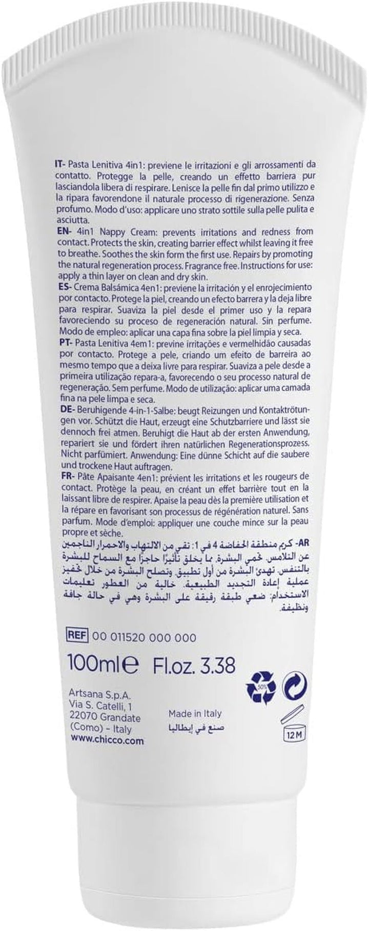 CHICCO NATURAL SENSATION - SET 2: 1 ȘAMPON ȘI BAIE - FĂRĂ USCARE 200 ML, 1 CREMĂ DE SCHIMBARE 4ÎN1 100 ML Copii - Baie si Skincare Naty Shop
