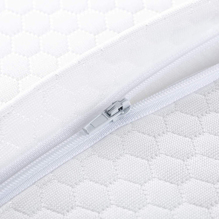 Elviros Husă de pernă respirabilă, pernă 64 X 12,5/10,5 X 38 cm, gri (numai față de pernă) Perne ortopedice cervicale Naty Shop