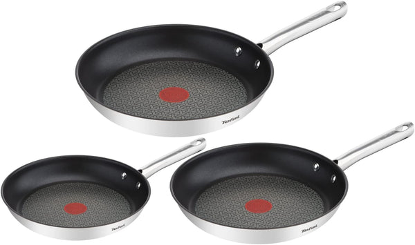 TEFAL DUETTO Set tigaie 3 piese 20/24/28 cm, inducție Oale si Tigai Naty Shop Default Title
