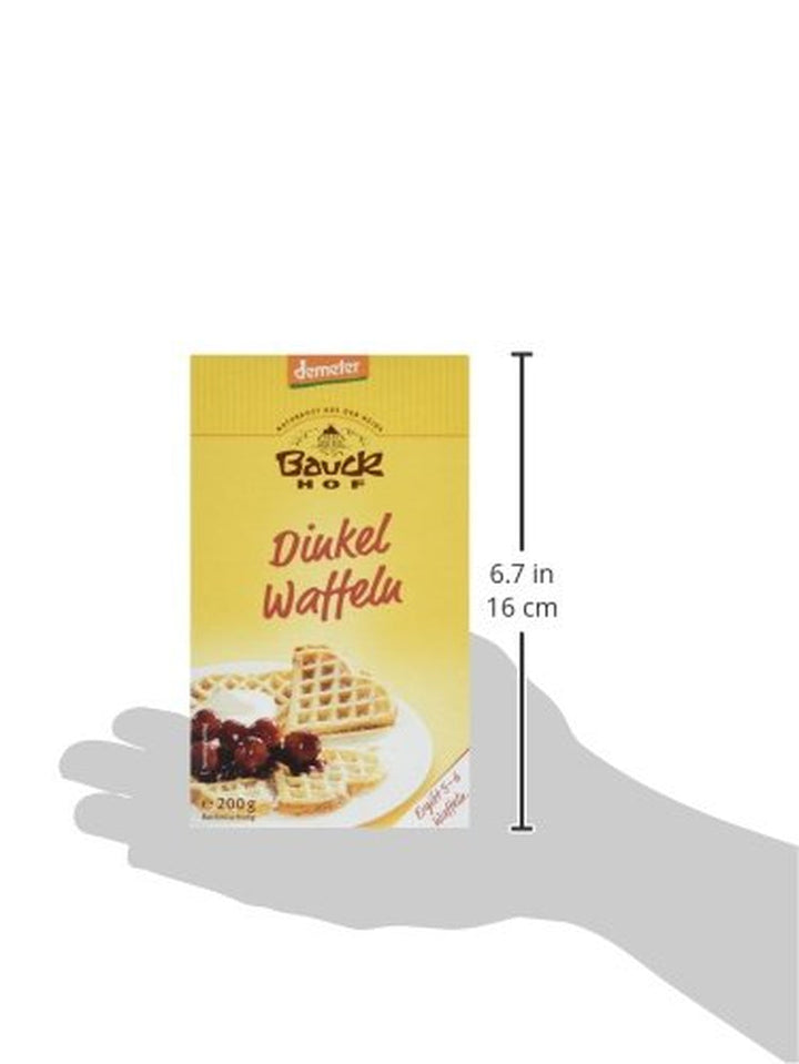 Demeter Bauck Hof Bio Dinkel Waffeln, 200 G Amestec pentru copt si gatit Naty Shop
