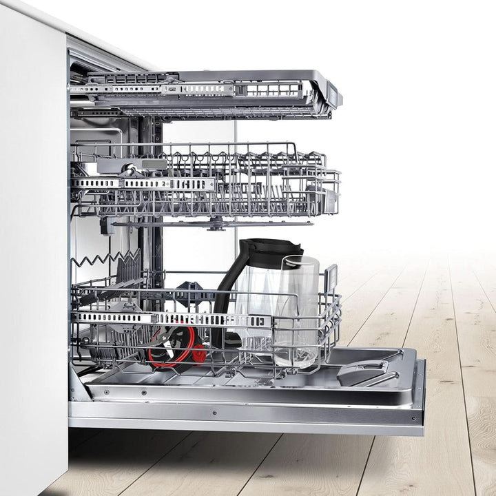 Bosch Standmixer Vitapower Serie 4 MMB6382M, Edelstahl-Klingen Made in Germany, 1,5L Thermosafe Glasbehälter, Stopfer, Sicherheitsdeckel, Spülmaschinengeeignete Teile, 30,000 U/Min, 1200 W, Edelstahl Bucatarie Naty Shop