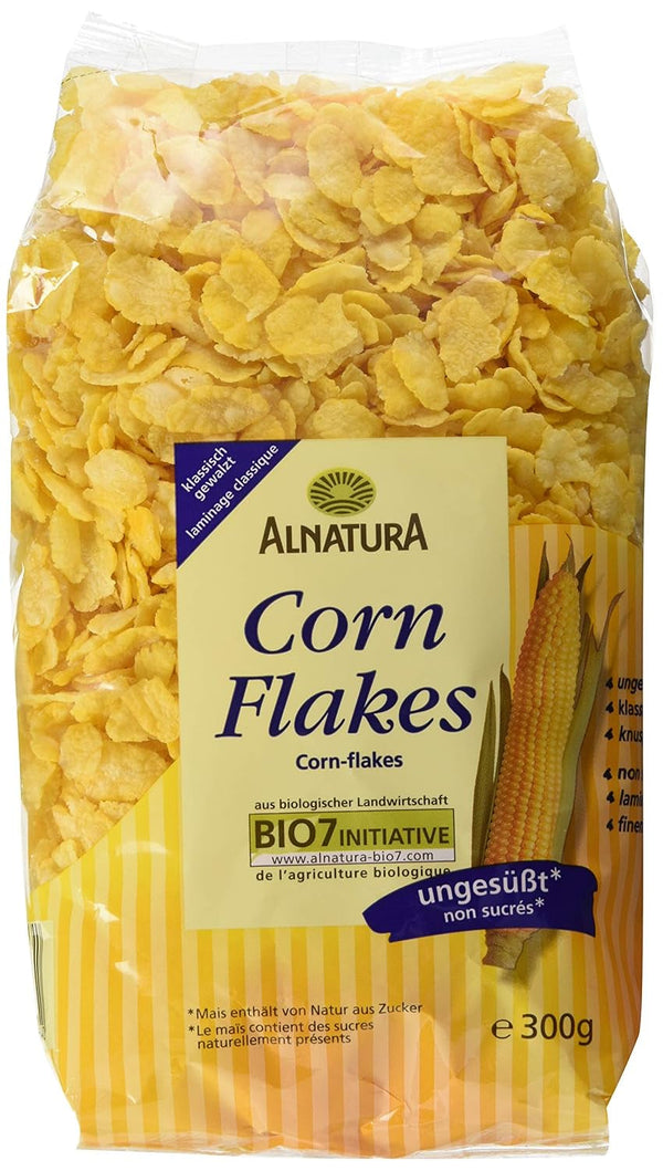Bio Cornflakes Ungesüßt, 300G Cereale Naty Shop 300 G (1Er Pack)