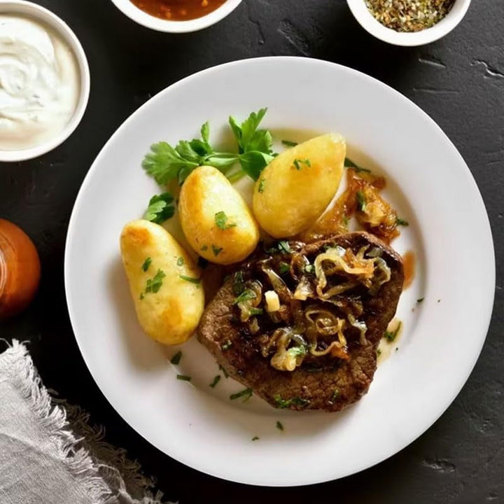 Serviciu de masă din 18 părți porțelan pentru 6 persoane, set format Seturi vesela masa Naty Shop