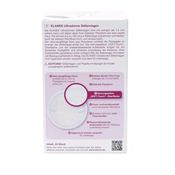 ELANEE 219-V1 Tampoane de alăptare ultra-subțiri, alb Accesorii Hrana si Alaptare Bebe Naty Shop