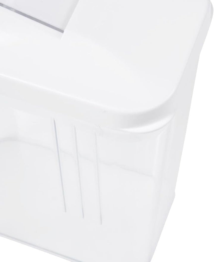 cutie de turnare keeeper pentru provizii uscate, capac de dozare reglabil continuu, plastic, 500 ml, 8 x 4,5 x 15 cm, Paola, alb Cutii depozitare alimente Naty Shop