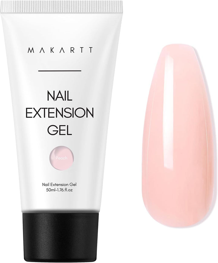 Gel pentru extensii de unghii Makartt Poly - Gel acrilic pentru extensii, gel pentru întărirea unghiilor, decorarea unghiilor, 50 ml (Violet)