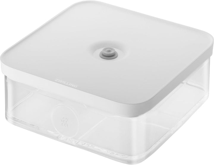 ZWILLING FRESH & SAVE CUBE Box, dimensiune 2M, Cutie de depozitare modulară și stivuibilă, depozitare ermetică și vidabilă, lavabilă în mașina de spălat vase, transparentă Cutii depozitare alimente Naty Shop L