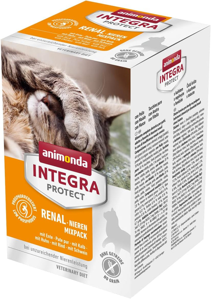 Animonda INTEGRA PROTECT Hrană umedă pentru pisici Sensitive Pure Pork (16 X 100G), recomandată de veterinari pentru alergii alimentare, hrană dietetică dezvoltată de veterinari pentru pisici adulte