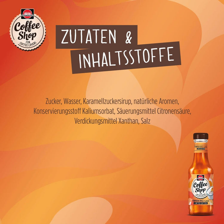 Schwartau Coffee, sirop de cafea pentru rafinarea specialităților de cafea, 200 ml Indulcitori Naty Shop