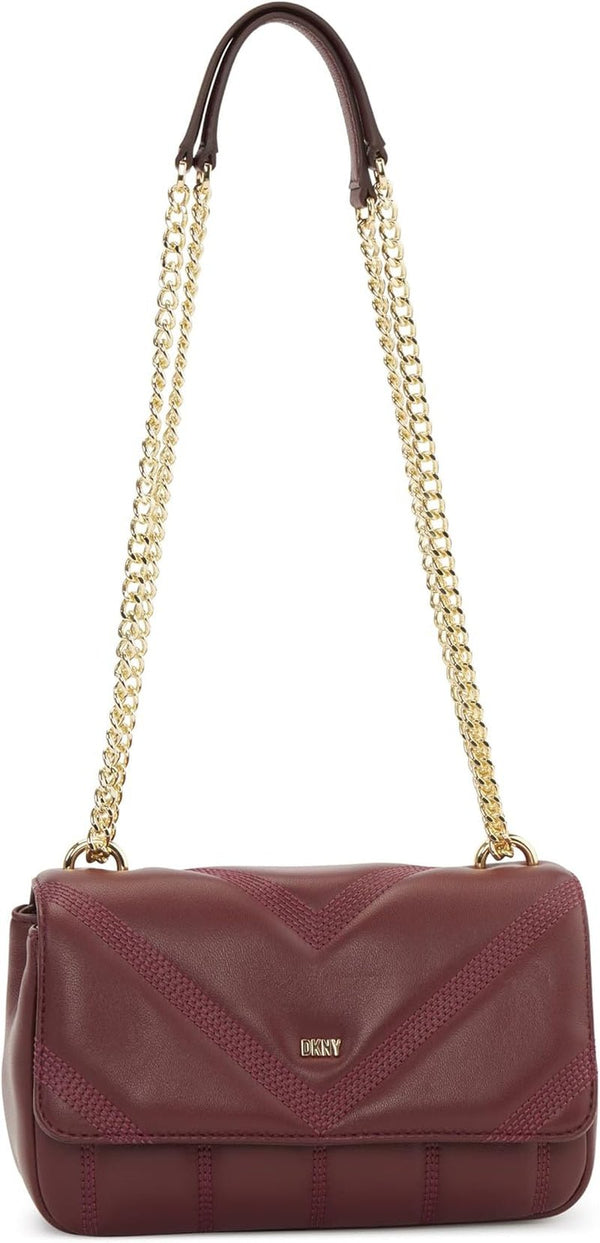 DKNY Flap sac de umăr Genti Femei Naty Shop Vin învechit