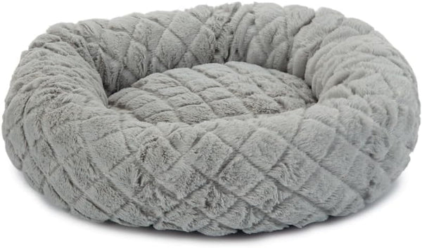 Beeztees Levisa, Pat pentru pisici, Plush, Gri, 43x43x13 cm