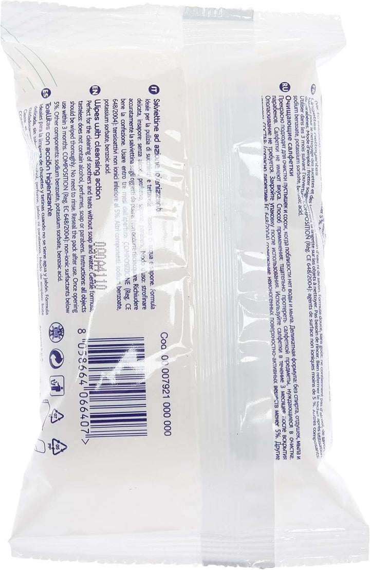 Chicco, Șervețele de curățare, 16 bucăți, alb Servetele Umede Bebelusi Naty Shop