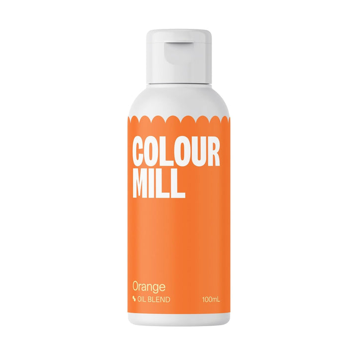 Colorant alimentar pe bază de ulei de portocale Colour Mill - Colorant alimentar pentru ciocolată, fondant, brioșe, prăjituri, copt, macaroane - Colorant alimentar pentru decorarea torturilor - 100 ml