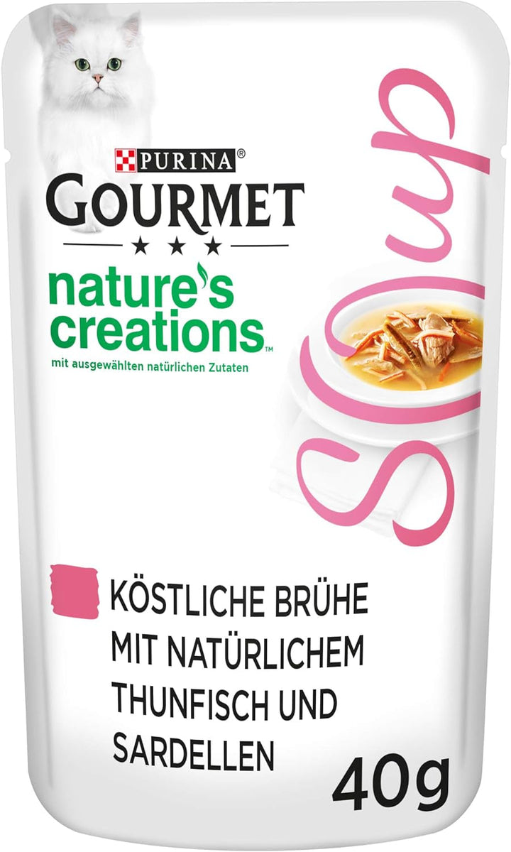 Supă Gourmet Crystal pentru pisici cu pui natural, 32Pack (32 X 40G)