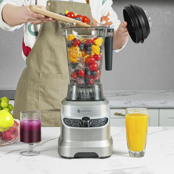 AMZ BOSS Professional Blender cu 8 viteze reglabile | Mixer de 1800W Mama si Copilul Naty Shop