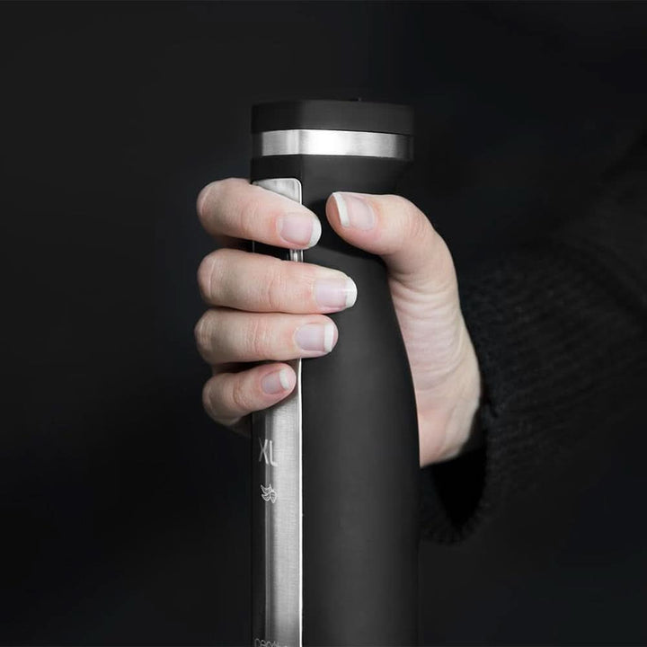 Cecotec Hand- Mixer Powergear 1500 - Klingen Aus Titanium Beschichtung, 21 Geschwindigkeitsstufen, 1500 W, Inklusiv Glas Mit Deckel. (Schwarz Und Edelstahl, XL) Bucatarie Naty Shop