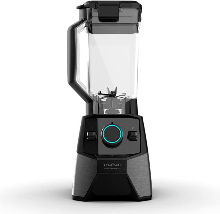 Cecotec Standmixer Power Black Titanium 2000 Pro, 2000 W- Leistung, 8 Mix-Klingen, Schwarz Titan-Beschichtung, 3 Programme, Quadratischer Krug, Bpa-Frei Mama si Copilul Naty Shop