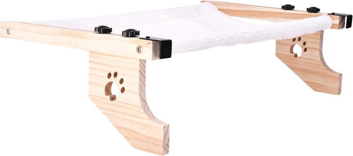 Hamac pentru pisici Pfotenolymp® Până la 10 kg | Montare pe perete | Stabilitate ridicată | Ore întregi de distracție cu zgârieturile | Igienic și ușor de întreținut | Ecologic | Asamblare ușoară