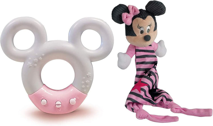 Clementoni 17396 Disney Baby Minnie Sound & Colour Lamp Night Light White Music 0 luni + Jucarii Bebe Naty Shop Lampă Baby Minnie