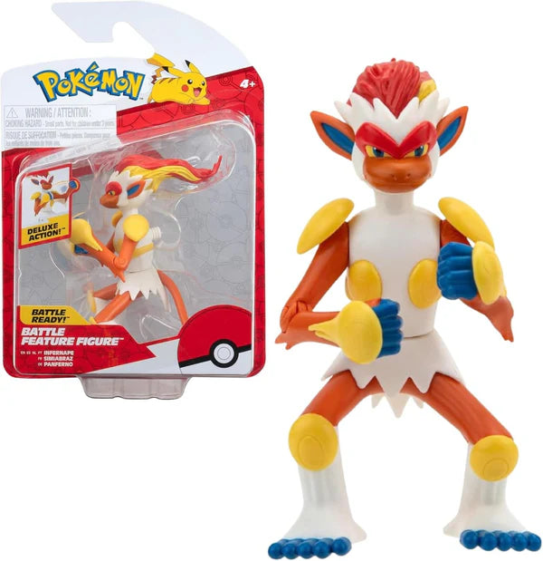 Pokémon Pokemon Figure Infernape Panferno - 11 cm postavy - New Val 2024 - Oficiální hračka Pokemon