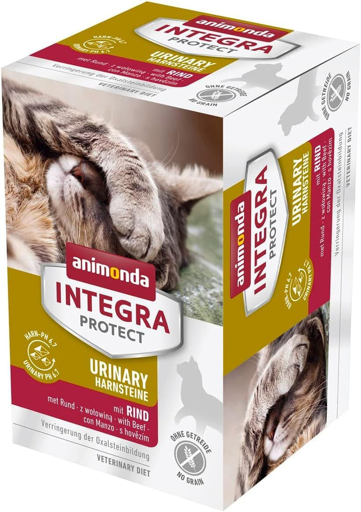 Animonda INTEGRA PROTECT Hrană umedă pentru pisici Sensitive Pure Pork (16 X 100G), recomandată de veterinari pentru alergii alimentare, hrană dietetică dezvoltată de veterinari pentru pisici adulte