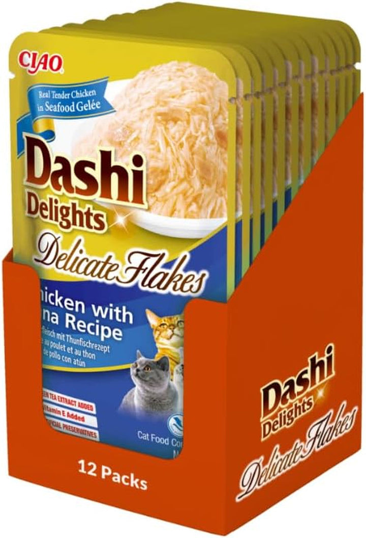 INABA Churu Rolls fără subproduse cu 59% carne de pui Tratează pisicile, fără cereale, fără zahăr, perfecte pentru ascunderea comprimatelor, brânzoaice moi și suculente pentru pisici 40G