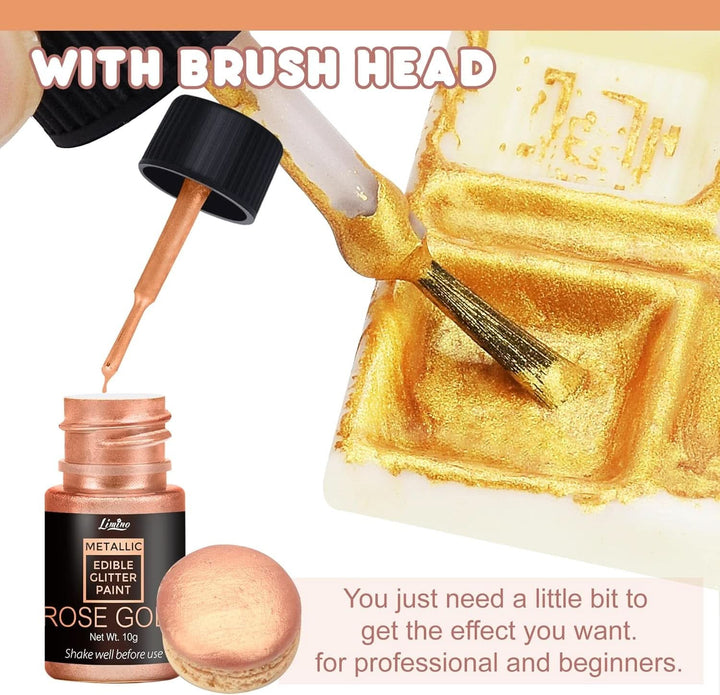 Glitter comestibil lichid, 60 ml Naty Shop