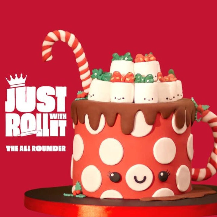 Fondant Poppy Red 250g - Gata de rulat, perfect pentru glazura și decorarea prăjiturilor, cupcakes și biscuiți - Poppy red - 250 g Pasta de zahar Naty Shop