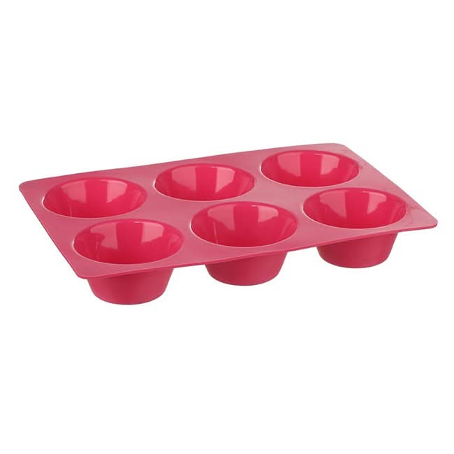 Forma Silicon Muffin / Cupcake, 6 cavitati Nati Shop