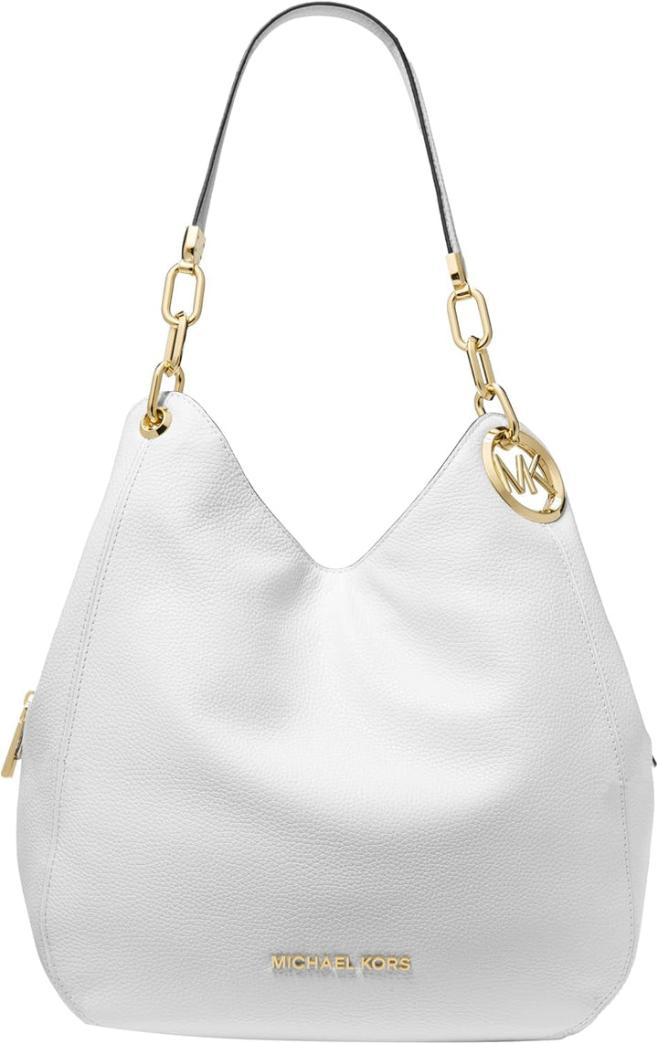 Michael Kors, geantă de umăr cu lanț Genti Femei Naty Shop Alb optic
