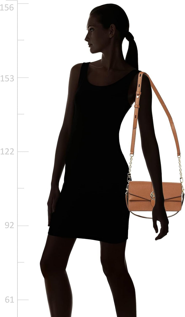 Michael Kors Women Greenwich Medium Saffiano Geantă din piele, Luggage Genti Femei Naty Shop