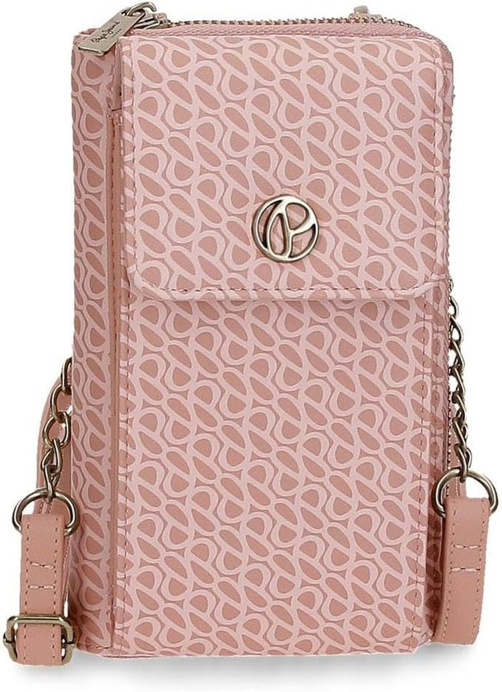 Pepe Jeans Megan Geantă de toaletă negru 17x9x2 cm Faux piele, negru, Talla única, Geantă de toaletă Portofel Femei Naty Shop Roz Servieta