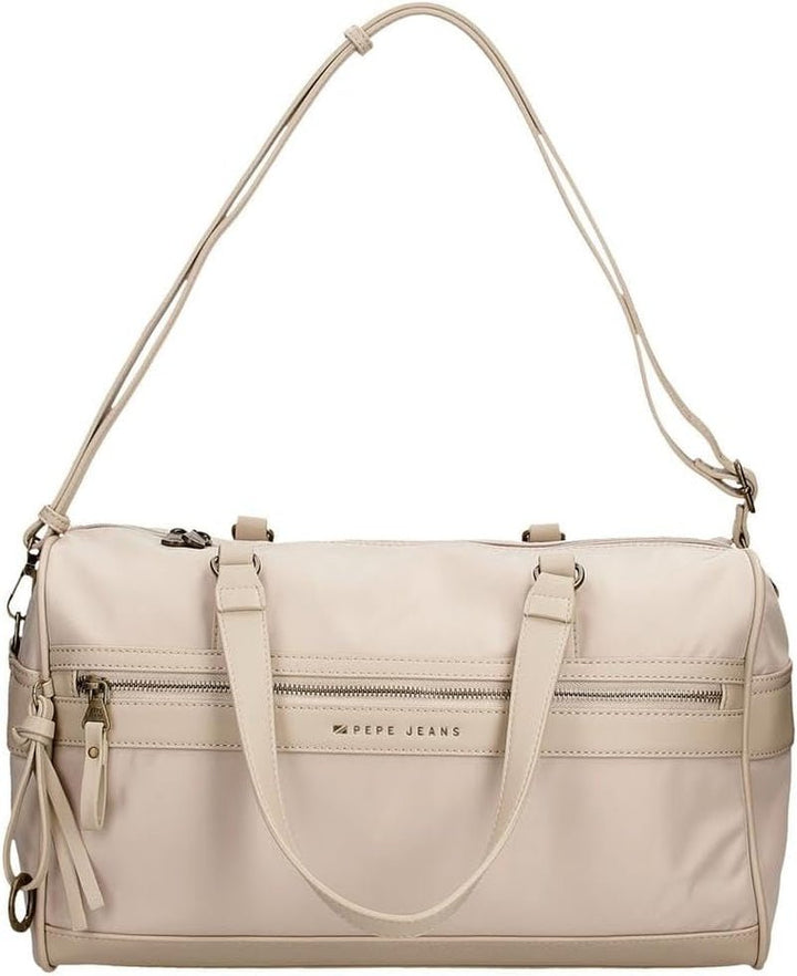 Pepe jeans Morgan, rucsacuri casual, genți de călătorie, piele artificială bej și negru pentru femei, de Joumma Bags Bagaje și echipament de călătorie Naty Shop
