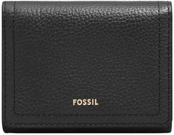 Portofel Fossil Logan Tri-Fold pentru femei, negru Portofel Femei Naty Shop Titlu implicit