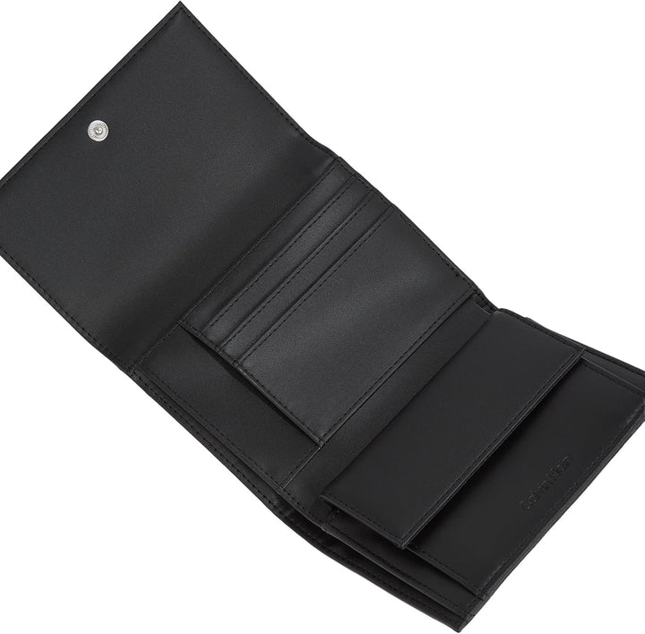 Portofel pentru femei Calvin Klein Daily Medium Trifold Klein, negru (Ck Black), mărime naturală Portofel Femei Naty Shop