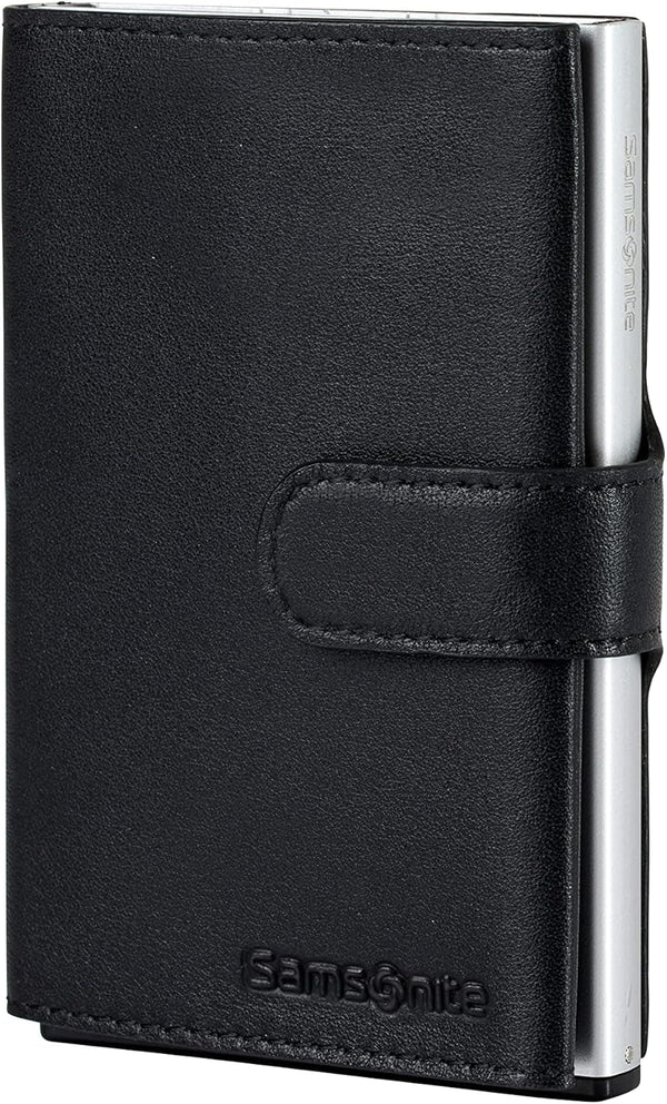 Samsonite Alu Fit SLG - Portofel, 10,2 cm, negru (negru) Portofel Barbati Naty Shop Negru 10,2 cm