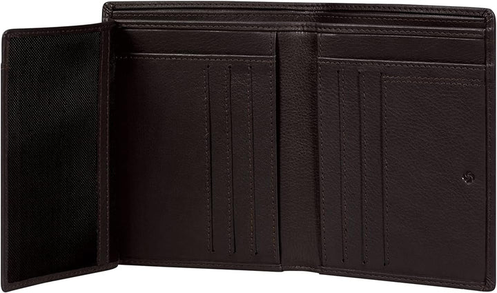 Samsonite Attack 2 SLG - Portofel, 12,5 cm, maro (Ebony Brown) Portofel Barbati Naty Shop